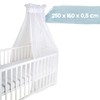 roba safe asleep Baby Cot Canopy Air Bed Canopy White