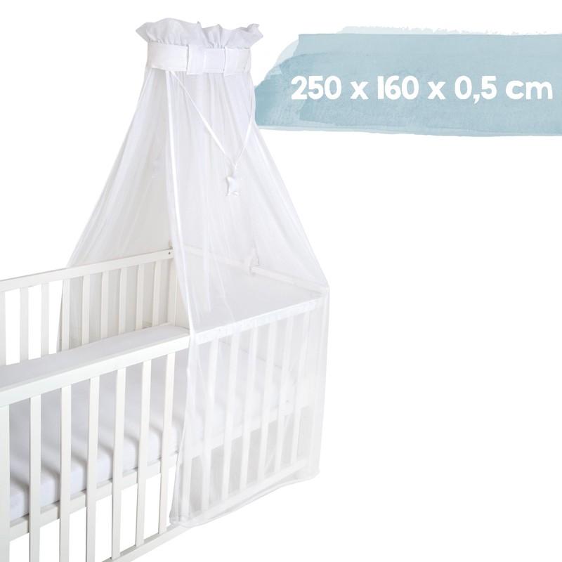 roba safe asleep Baby Cot Canopy Air Bed Canopy White