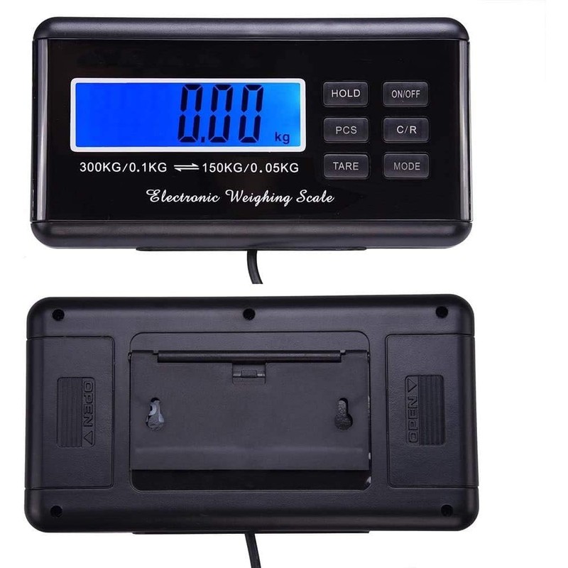 MejorChoy 660lbs Postal Scale LCD Digital Scale Floor Platform Scale