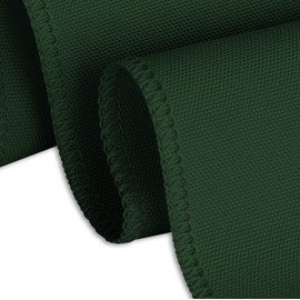 LinenTablecloth 21 ft. Accordion Pleat Polyester Table Skirt Hunter Green