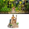 Simulation King Statue Aquarium Decoration Resin Safe Fish Tank Decoration