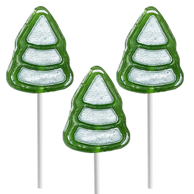 Fruidles Christmas Tree Lollipop, Mixed Fruit Flavor, Made in Brazil,