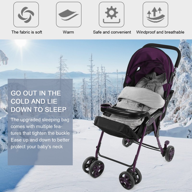 Universal Sleeping Bag for Baby Stroller Winter Outdoor Windproof Baby