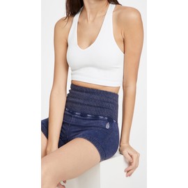 FP Movement by Free People Women's Free Throw Crop Top, White, S