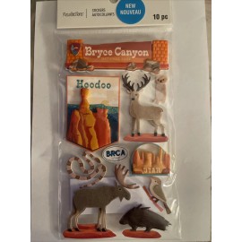 Recollections BRYCE CANYON NATIONAL  PARK sticker set~BNIP~Nice! Quick Ship!