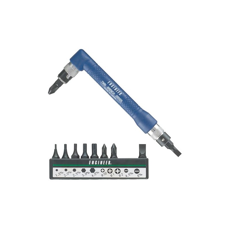 ESCO [+-Hex] Double-ended Screwdriver Set (Replacement, Precision) EA552EW-31