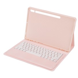 12.4in Keyboard Case 3 Adjustment Stand Detachable Pink Keyboard Case with Wireless Keyboard for S8 S7 FE 2021 S7 Plus Without Touch