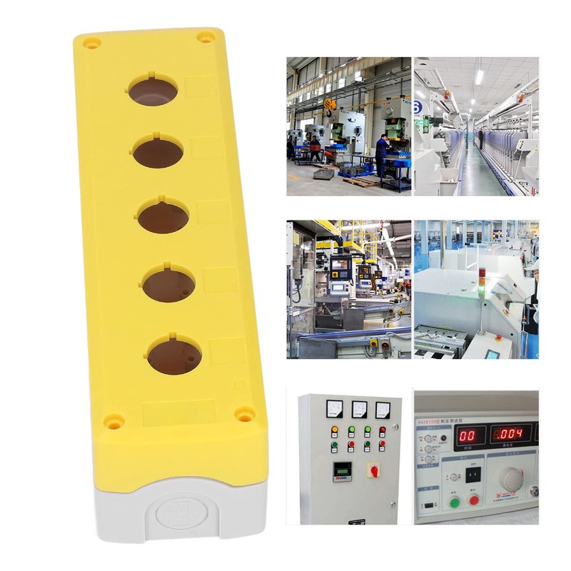 5 Hole Push Button Switch Boxes Waterproof Pushbutton Control Boxes