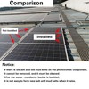 JVHLOV 50PCS Solar Panel Water Drain Clips, 30 mm Solar