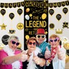 Roetyce Retirement Party Decorations for Men Women, Black Gold Happy