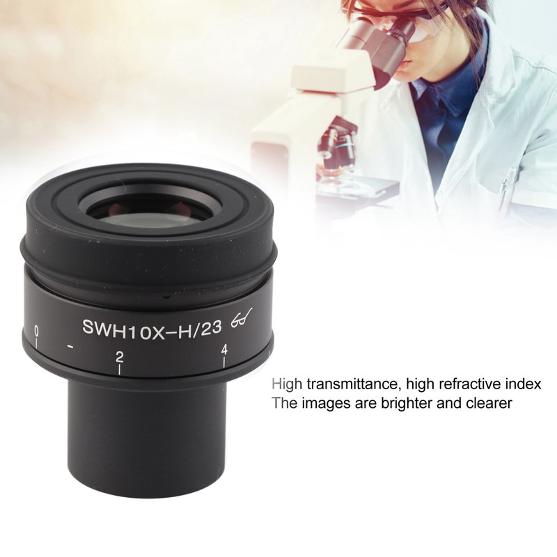 SWHN10X H 23 Adjustable Large Field Eyepiece High Transparency Aluminum