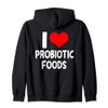 Ich liebe probiotische Lebensmittel - Probiotika trinken Darmgesundheit Kapuzenjacke