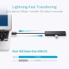 USB 3.0 Hub 4-Port Adapter Charger Data SLIM Super Speed