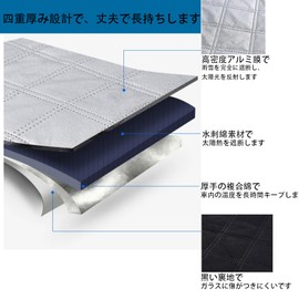 Car Windshield Cover For Toyota Land Cruiser 300 Series FJA300W/VJA300W / GR Yaris GXPA16 MXPA12 Toyota Yaris 10 Series 200 Series/Toyota Roomy 900 Series Toyota 86 ZN6 Snow Protection Four Seasons