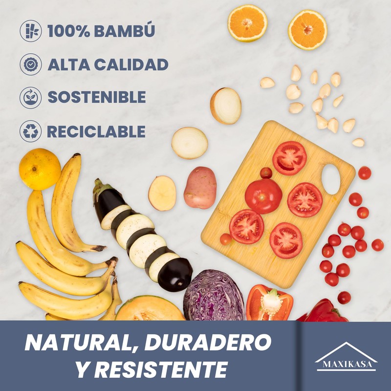 Bamboo Chopping Boards (Pack of 2)