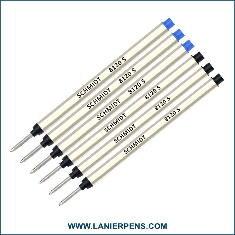 Pack of 6 - Schmidt 8120 S Capless System Rollerball