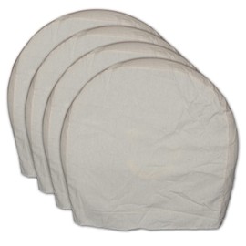 AES Industries 24" Diameter Heavy Canvas Wheel Paint Masker/Protection 4 Piece Set