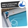 ORFOFE Pool Vacuum Head for Walls Efficient Pool Cleaning Tool