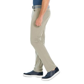 Greg Norman Men's Classic 5 Pocket 4-Way Stretch Pant (Green, 42W x 30L)