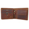 Fregery® Leather Wallet Chain Gift Box Men with RFID Protection