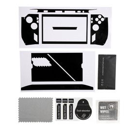 Handheld Game Console Skin Sticker Soft Protective Full Set Decal Gaming Protector Accessories for ASUS ROG ALLY Carbon Black