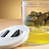 Einmachglas aus Acryl, Auslaufsicherer, Luftdichter Deckel, Luftdichtes Kimchi-Glas, Sanduhr-Einmachglas, Sanduhr-Einmachglas,