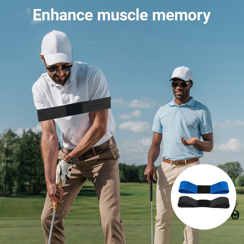Noenaeni 2Pcs Golf Swing Trainer Swing Mechanics Posture Correction Golf