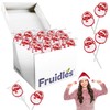 Fruidles Christmas Santa Clause Lollipop, Mixed Fruit Flavor, Made in