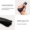 FAM STICKTILES Handlebar Grips, Ergonomic Handlebar Grips Double Aluminum Clamp