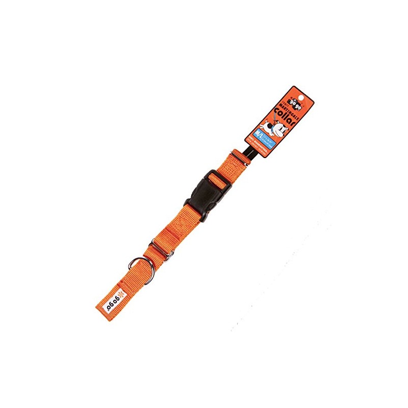 GOGO Pet Products Martingale Gentle Training Collar, Medium/Large, Orange