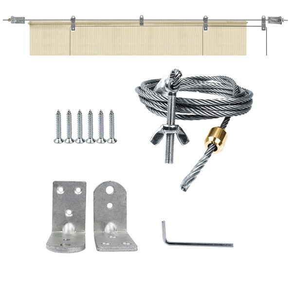 Windscreen4less Outdoor Wire Suspension Hardware Kit 6ft M3 Wire Rope
