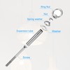MECCANIXITY Concrete Eye Bolt Expansion Eyebolt M6*80mm 304 Stainless Steel