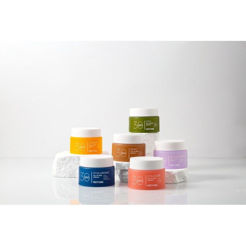 Pretty Skin Collagen Cream Large Capacity 100ml 2 Pieces All-in-One