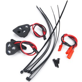 RCHUBAM LED Lights Kit Front & Rear Taillight Headlight for 1/8 Typhon 6S TLR Tuned Buggy (White Red)