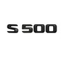 Matte Black Trunk Letters Badge Emblems for Benz S500 Emblem
