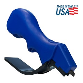 ACCUSHARP Knife Sharpener, Portable and Easy to Use, Hones and Sharpens Cleavers, Kitchen, and Serrated Knives, Sharpens Double Beveled Edge Knives