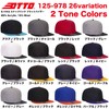 Otto Flat Visor Snapback Cap, Black and inner brim green