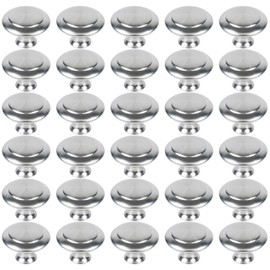 CHEF TIME 30 Packs Kitchen Cabinet Knobs Brushed Nickel Silver-Pull Hardware Handle,Drawer knobs for Kitchen Cupboard Door,Bedroom Dresser Drawerwith Long Short Screws