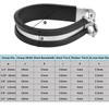 52pcs P Clips Hose Clamp Cable Clamps Assortment Kit,6 Sizes