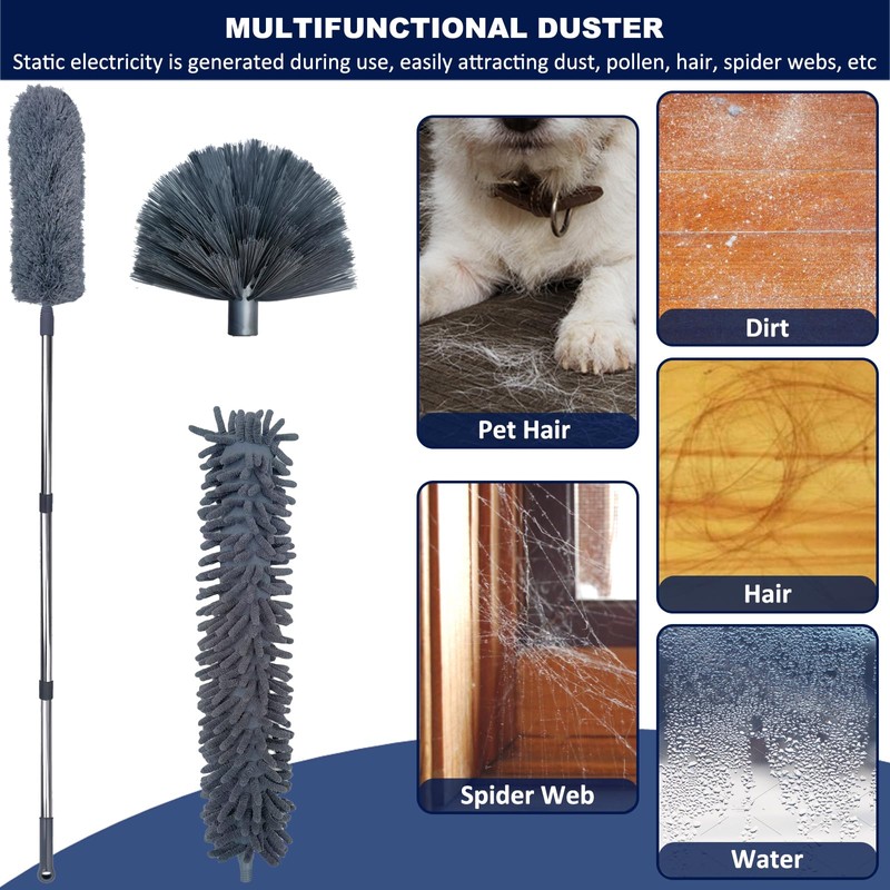 20+ Feet High Reach Duster Kit with 3-14 ft Extension