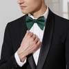 Alizeal Men's Pre-Tied Bow Tie Classic Plain for Wedding Party