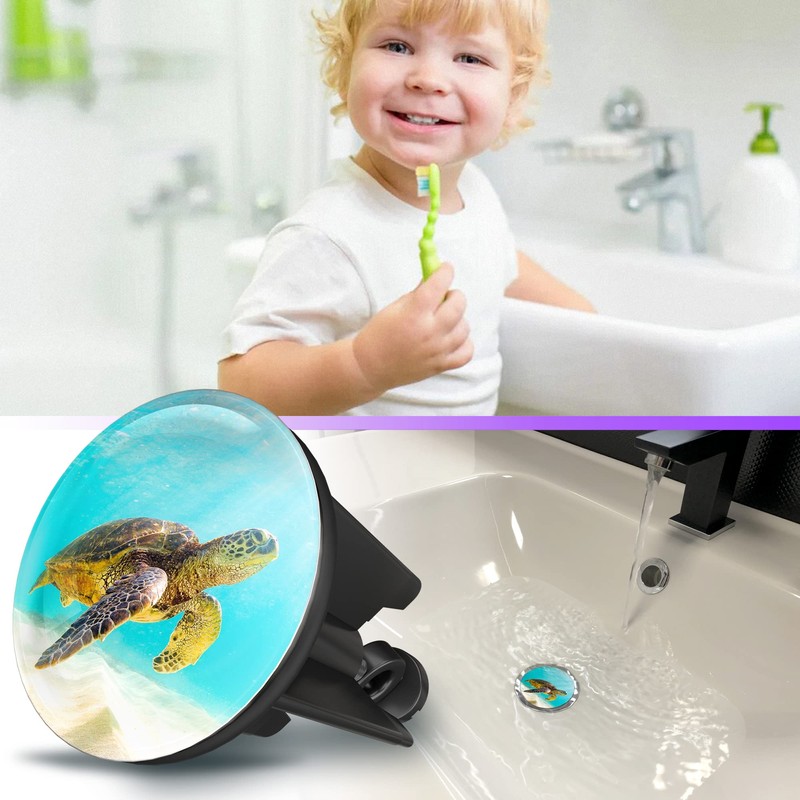 M. ROSENFELD HOME Universal Sink Plug 40 mm with Turtle