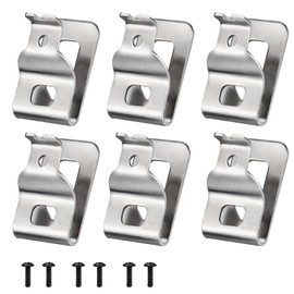 Belt Clip Hook Drill Tool Clips 20V Power Tool Driver Belt Clip Compatible with Dewalt N268241 Fits DCD980 DCD985 DCD980L2 DCD780B Pack of 6