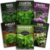 Hydroponics Herb Seed Collection for Planting - Curled Parsley, Sage,