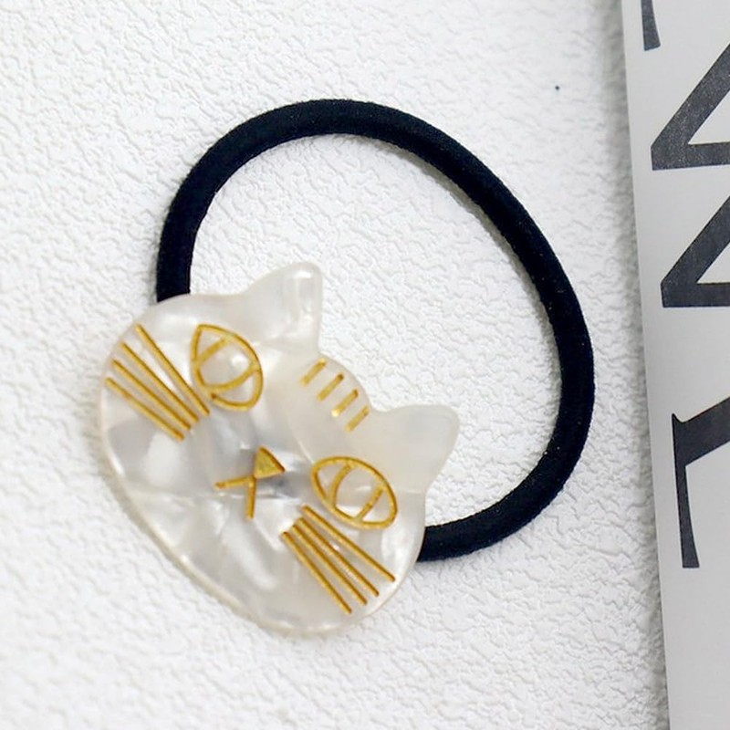 moin 2505hr23 Women's Hair Rubber Hair Accessories, Cat Hair Band,