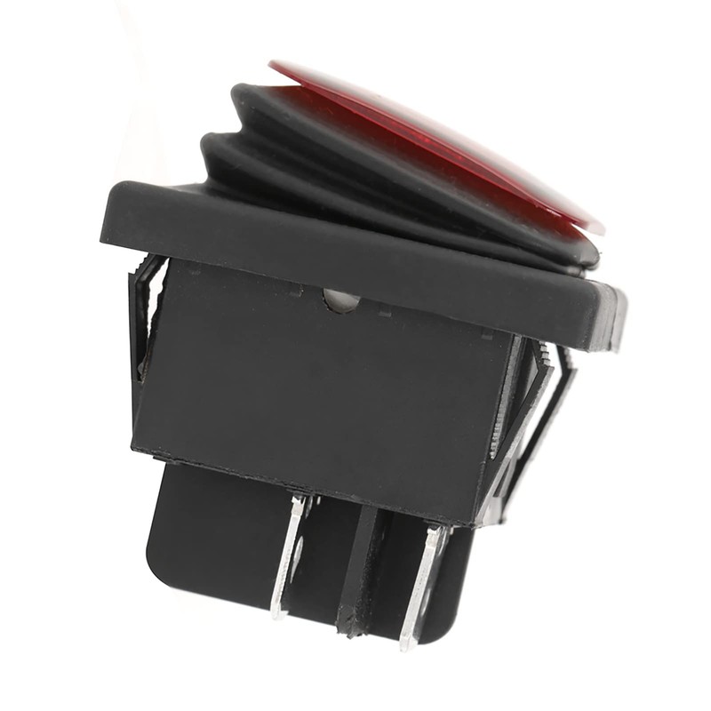 4 Pack IP67 Waterproof Rocker Switch 4 Pin 2 Position