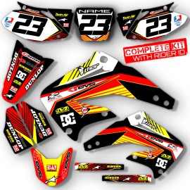 MX ISLAND  2003 - 2012  HONDA CR 85 DIRT BIKE GRAPHICS KIT CR85  MOTOCROSS MX DECALS DECO