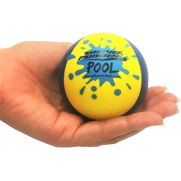 Wave Runner Skipping Speed Duo Set Water Skipping Bouncing Balls Mega Ball & Pool Ball- Two Water Balls for Price of One (Single)