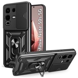 Funda para Infinix Note 50s 5G Case Uso Rudo Protector cámara Soporte Acrílico Carcasa Cover SJ