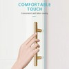 SPDYCESS Pack of 10 T Bar Handles, Brushed Cabinet Door
